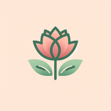 Screenshot of an AI-generated image of a florist business logo.