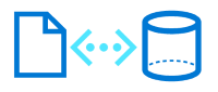 Diagram representing a data integration operation.