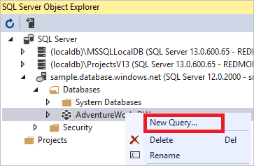 Create queries Azure Synapse SQL pools in Visual Studio