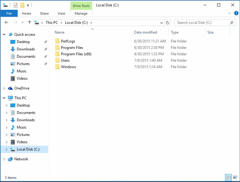 Screenshot showing File Explorer.