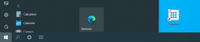 Edge icon is incorrectly shown for URL shortcut on Start menu