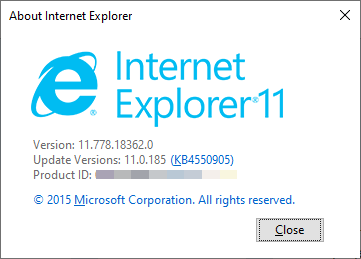 Internet Explorer versions information - Browsers | Microsoft Learn