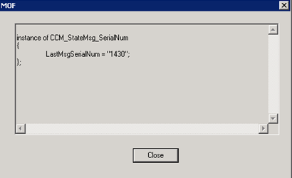 Screenshot of the CCM_StateMsg_SerialNum class.