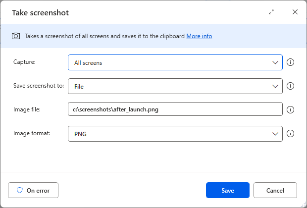 Screenshot of specifying a file name that includes after in the name.