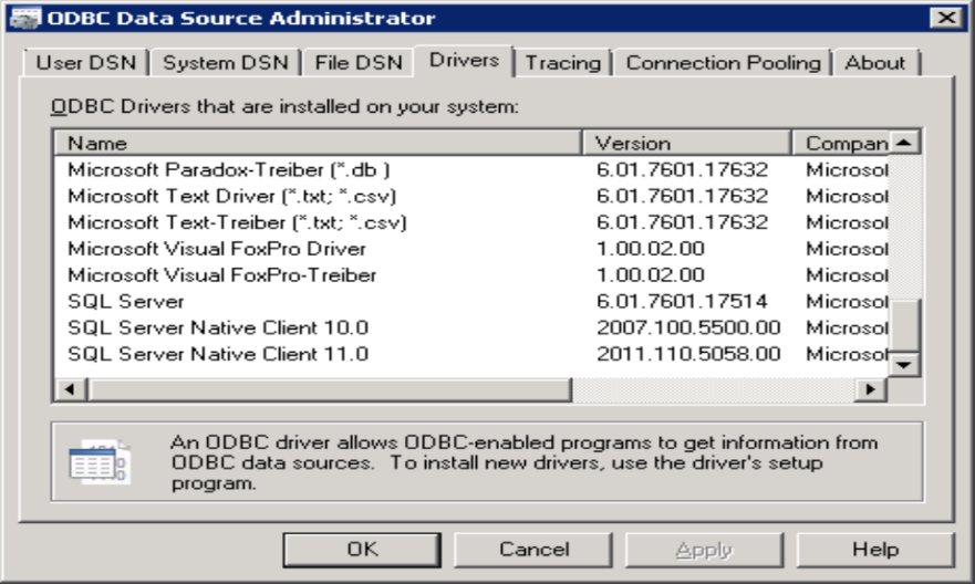 Screenshot shows a 32-bit driver.