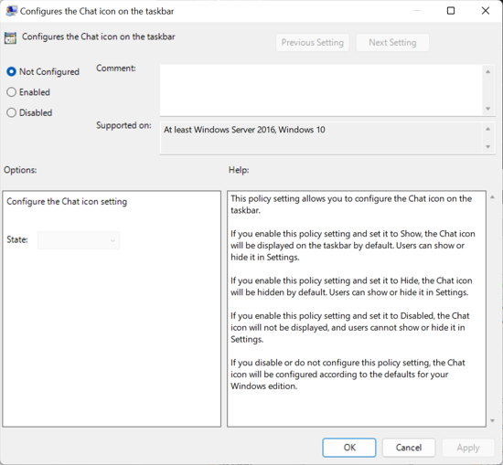 Customize Group Policy settings.