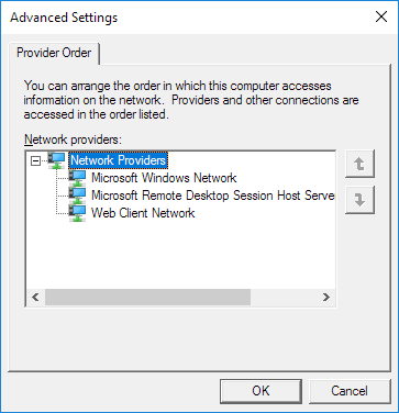 Screenshot of the Advanced Settings dialog.