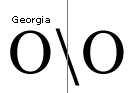 The string 'O\O' in a roman font (Georgia Regular)