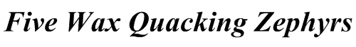 Times New Roman Special G1 Bold Italic sample