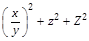 Formula with a good superscript position beside tall parentheses