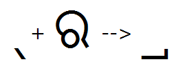 Illustration that shows the sequence of halant plus Ra glyphs being substituted by a below base Ra glyph using the B L W F feature.