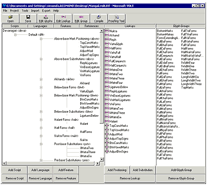 Microsoft word font types list