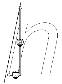 Screenshot showing the stroke angle tool arrows.