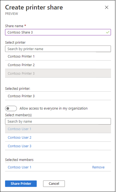 Sharing Printers using the Universal Print portal | Microsoft Learn