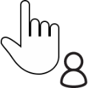 hand with person cursor