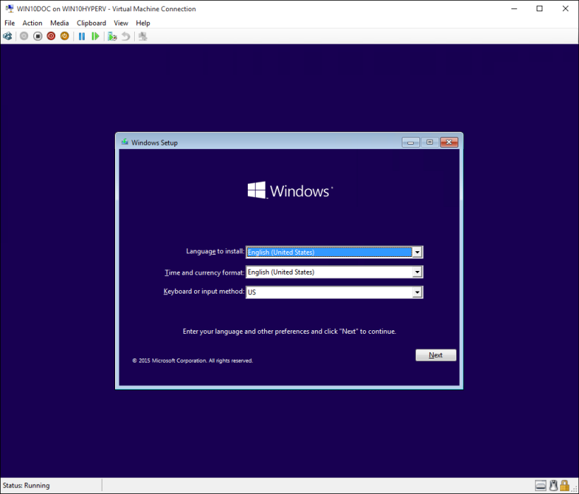 Create a Virtual Machine with Hyper-V on Windows 10 Creators Update |  Microsoft Learn