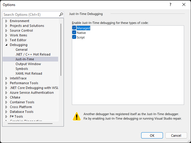 debug-using-the-just-in-time-debugger-visual-studio-windows