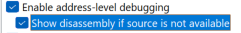 DBG_Options_General_disassembly_checkbox Options / Debugging / General disassembly options