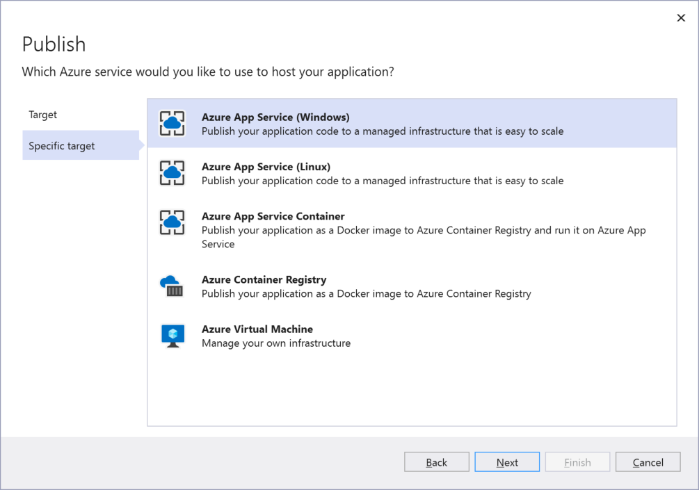 Deploy an ASP.NET Core web app to Azure using Visual Studio
