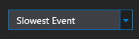 Hover state drop-down/combo box in the Dark theme