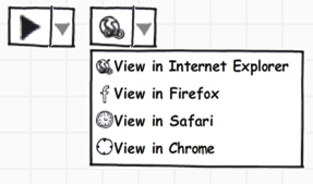 Figure C: Correct use of Visual Studio command bar pattern