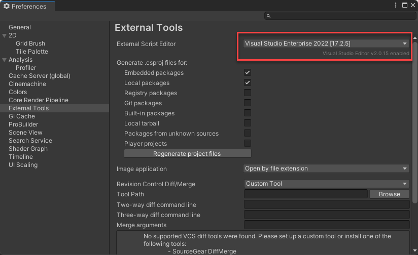 visual studio 2019 tools for unity download