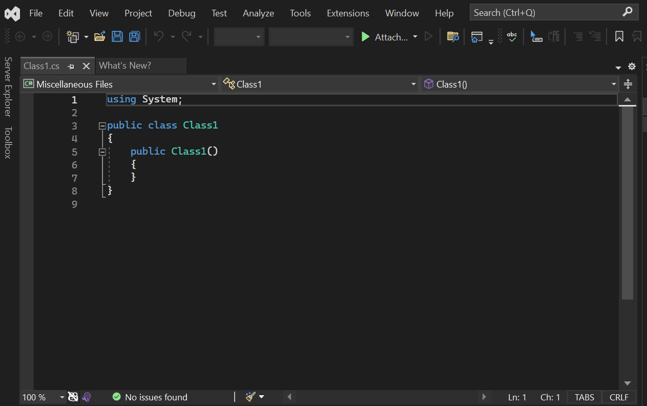 Introduction to editing in the code editor - Visual Studio (Windows 