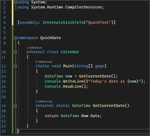 Solved Java C# using System; interface IA public void