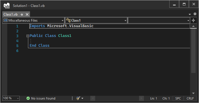 Introduction to editing for Visual Basic developers - Visual Studio  (Windows) | Microsoft Learn