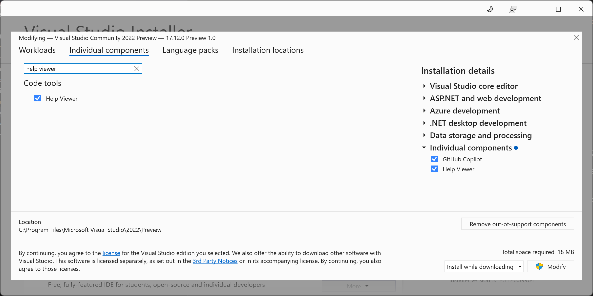 Install offline help - Visual Studio (Windows) | Microsoft Learn