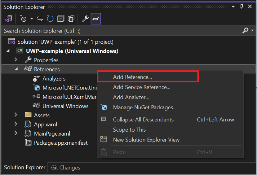 Manage references in a project - Visual Studio (Windows) | Microsoft Learn