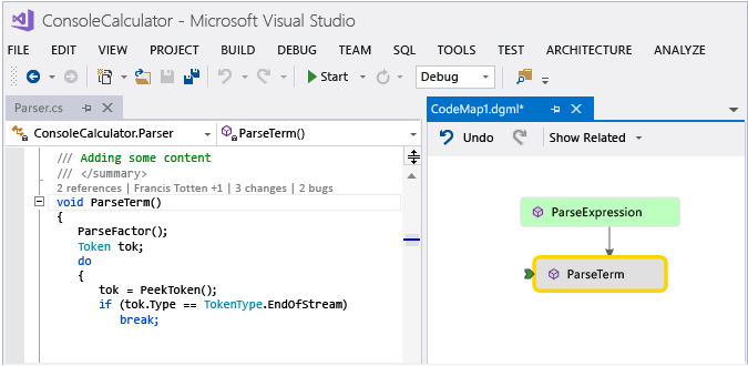 Find code changes and other history with CodeLens - Visual Studio (Windows)  | Microsoft Learn