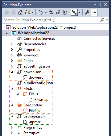 File nesting rules for Solution Explorer - Visual Studio (Windows) |  Microsoft Learn