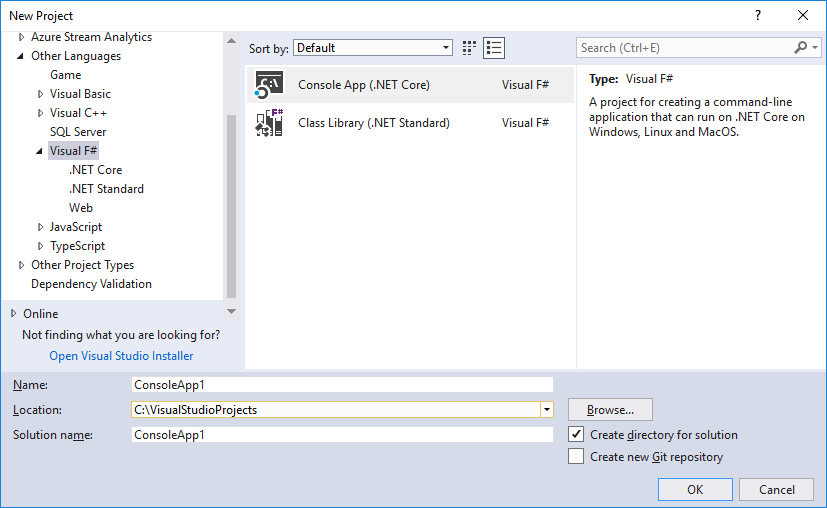 Visual Studio IDE with .NET - Develop Any App Using C#, F#, VB