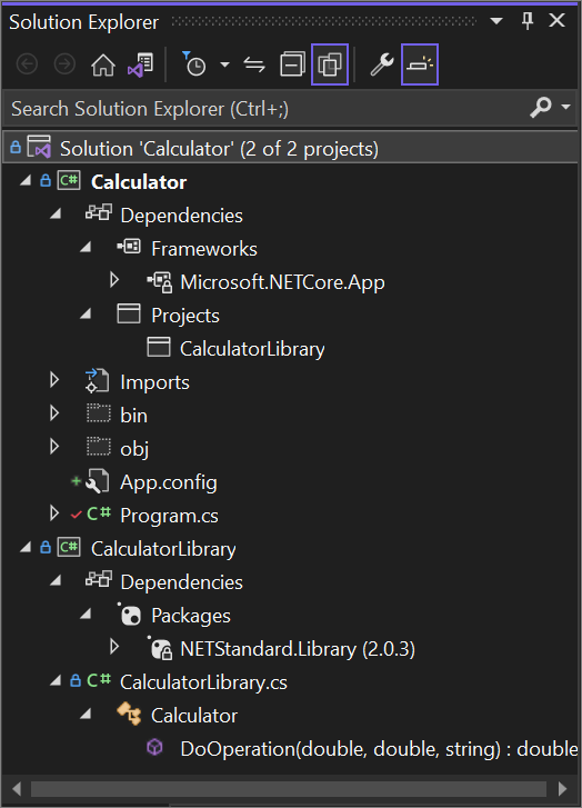 Learn about Solution Explorer - Visual Studio (Windows)