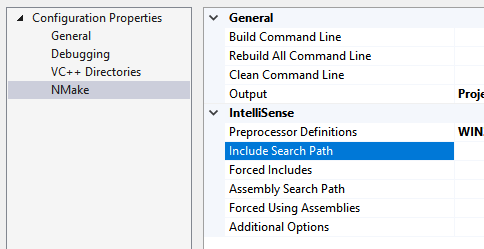 Configure a C++ project for IntelliSense - Visual Studio (Windows) |  Microsoft Learn