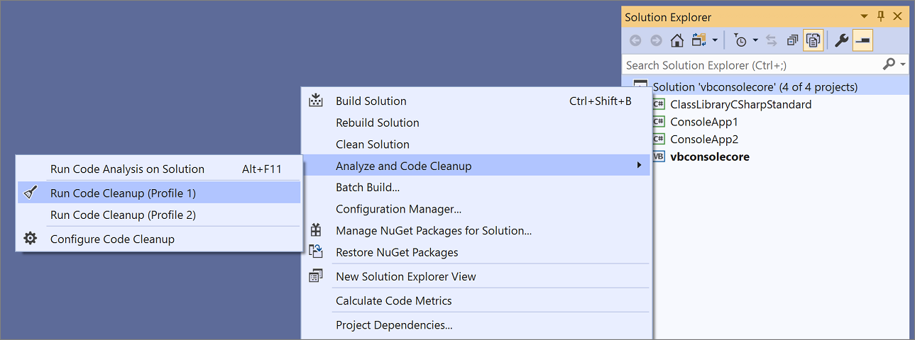 Code style options and code cleanup - Visual Studio (Windows) | Microsoft  Learn