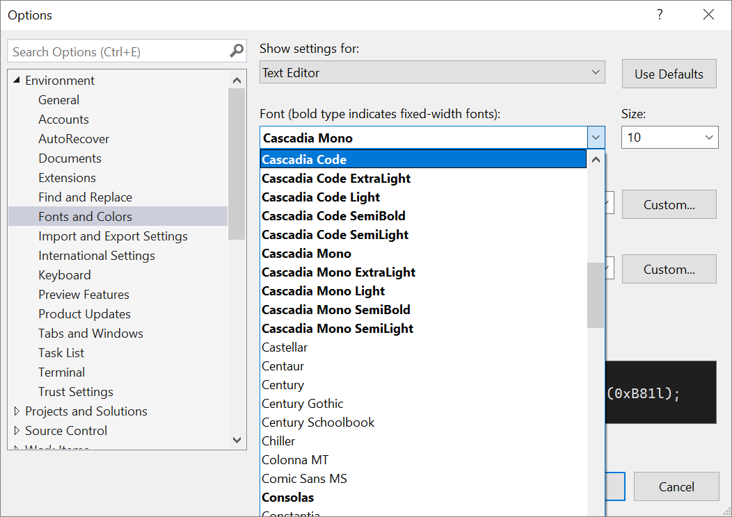 Best Fonts for Visual Studio 2022: Enhanced Coding Experience