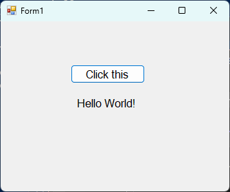 Create a Windows Forms app with C# - Visual Studio (Windows) | Microsoft  Learn