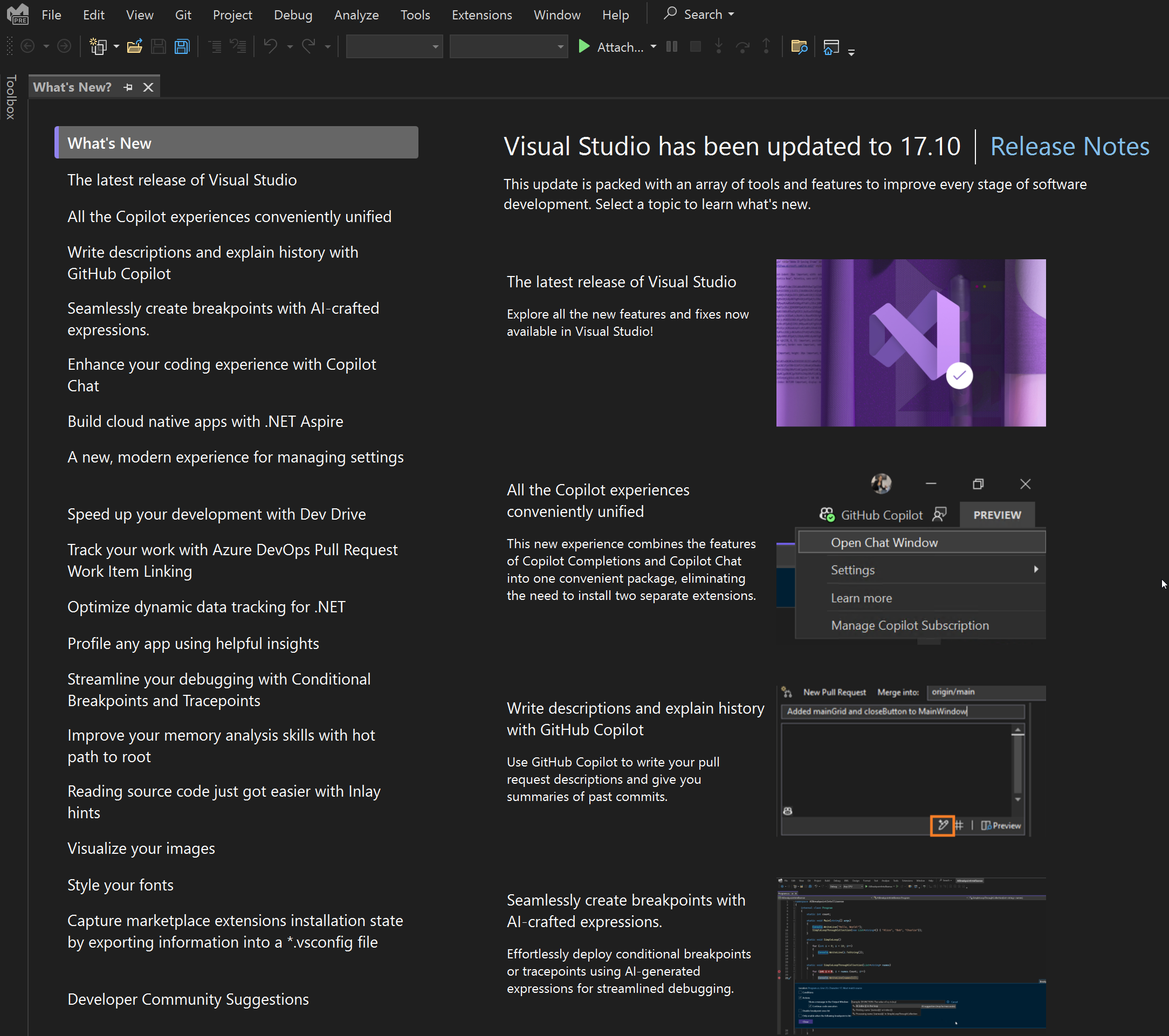 What's new in Visual Studio 2022