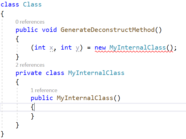 Missing deconstructor error