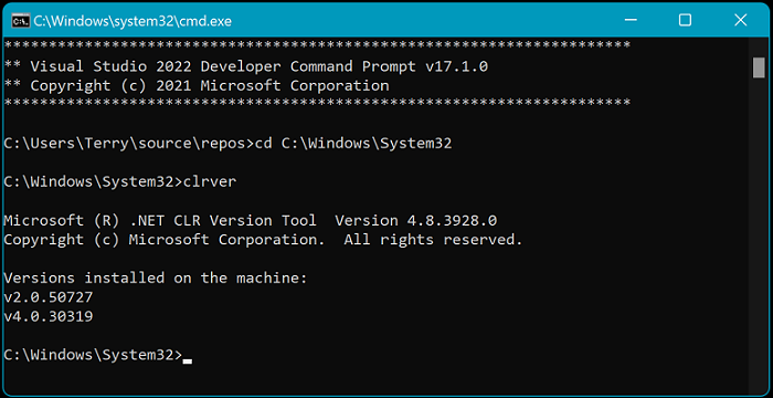 Configuring the Command Prompt Window