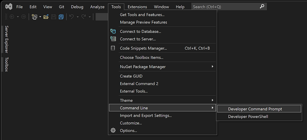 Studio developer console not showing server output & command line