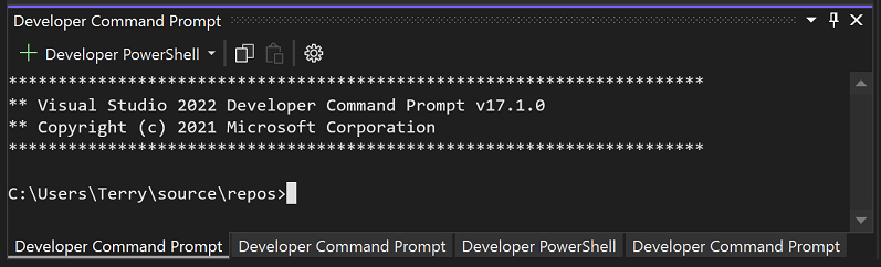 Command Line Shells Prompt For Developers Visual Studio Windows Microsoft Learn