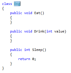 Highlighted code - C#