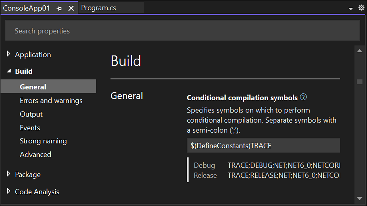 Manage project and solution properties - Visual Studio (Windows) |  Microsoft Learn