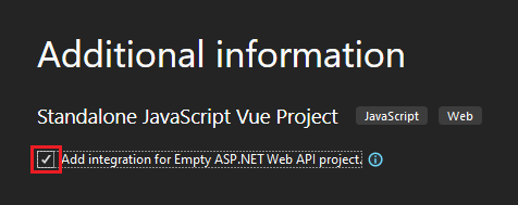 Create An ASP.NET Core App With Vue - Visual Studio (Windows ...