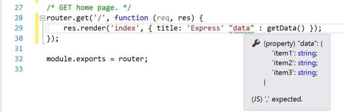 Introduction to editing for JavaScript developers - Visual Studio ...