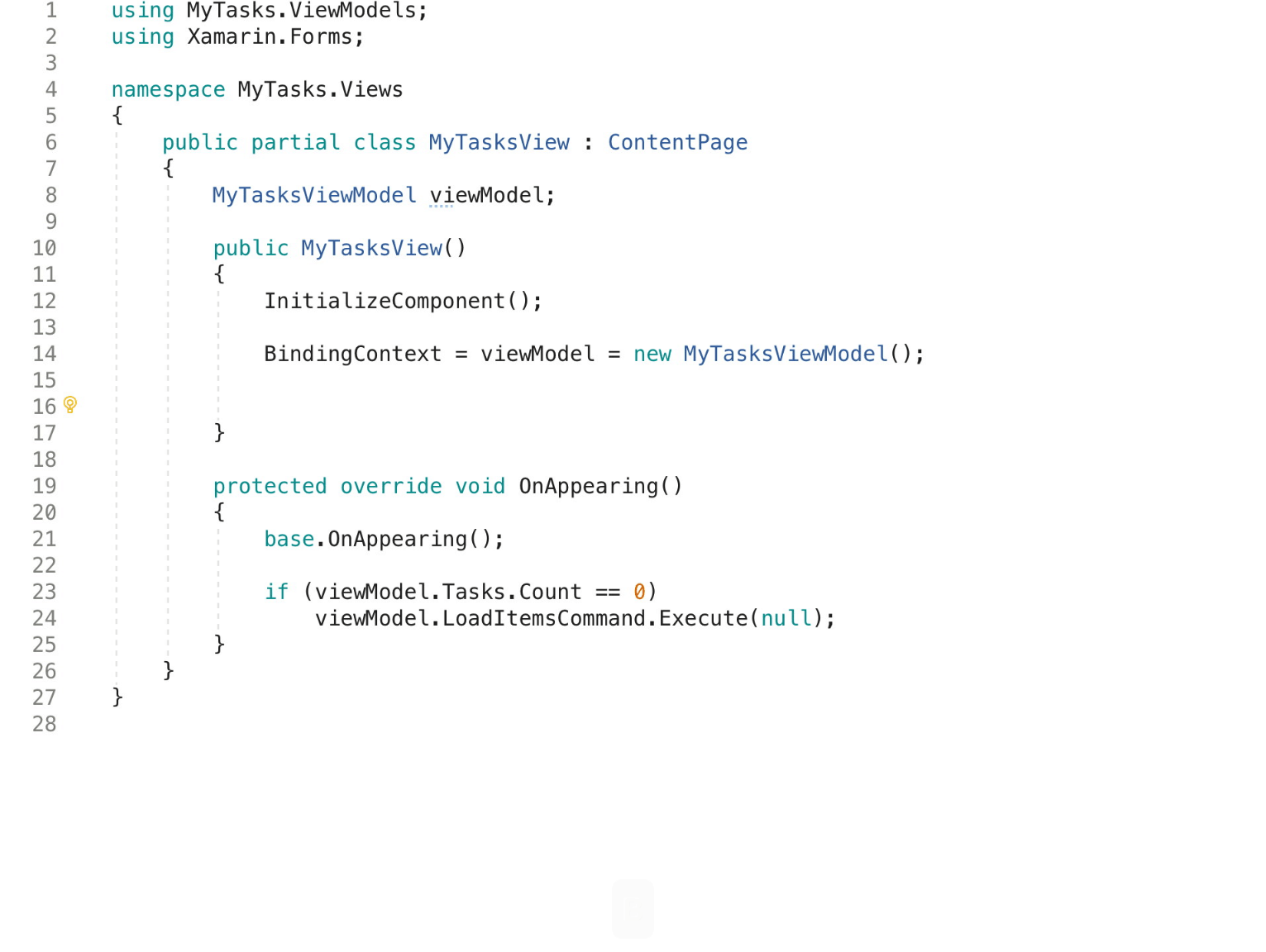 Intellisense Type Filtering
