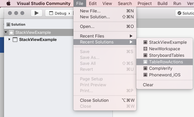 How to: Open multiple solutions - Visual Studio for Mac | Microsoft Learn